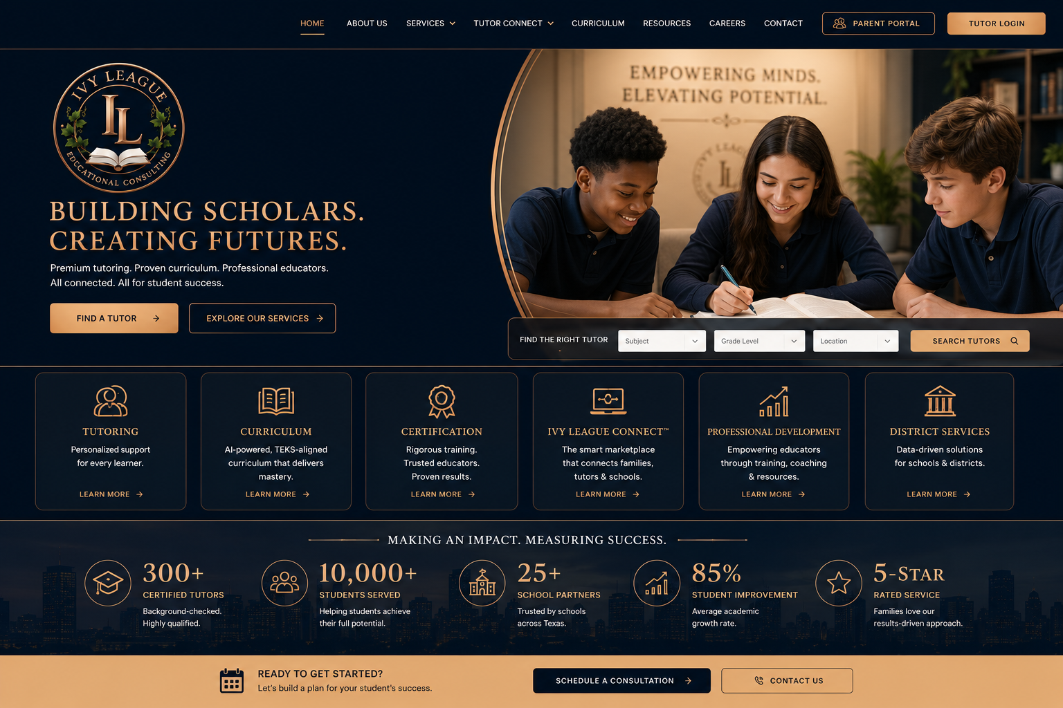 Ivy League Connect Platform Preview